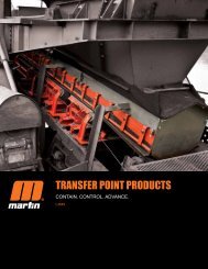Martin Engineering | Transfer Point Products | L3649 - HAUL MASS