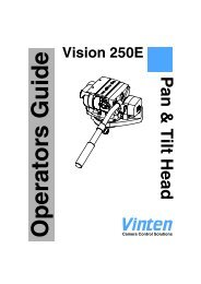 Operators Guide - Vinten Radamec