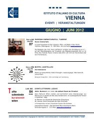 VIENNA - Italienisches Kulturinstitut Wien