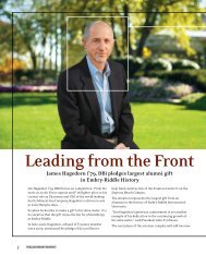 Leading from the Front - Giving to Embry-Riddle Aeronautical ...