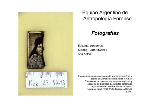 Equipo Argentino de Antropologia Forense ... - Justicia Forense