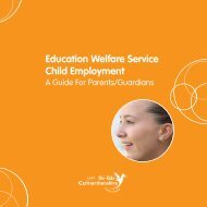 Child Employment. A Guide For Parents/ Guardians