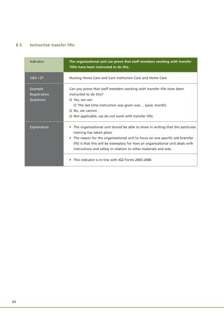 Quality Framework Responsible Care - BioMed Central