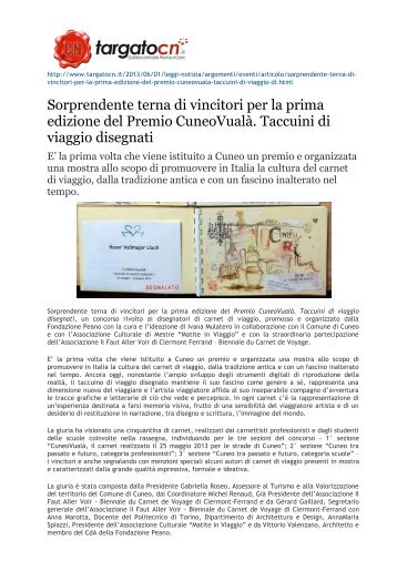 www.targatocn.it-2013-06-01 - Fondazione Peano