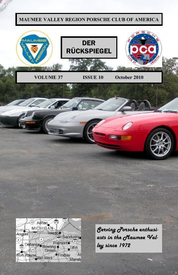 Volume 37 Issue 10, October 2010 - Maumee Valley - Porsche Club ...