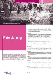 Waterplanning - Scouts en Gidsen Vlaanderen