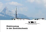 Elektrosmog in der Zentralschweiz - Kanton Obwalden