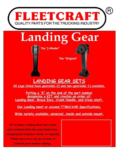 Fleetcraft Landing Gear 8.5x11.p65 - New Life