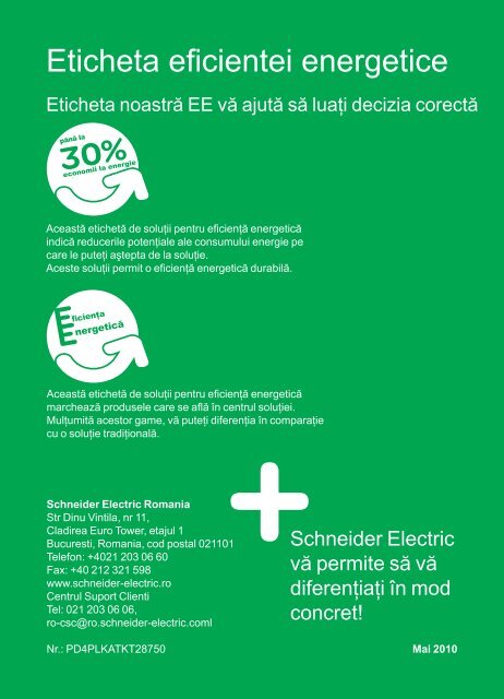 EficienÅ£a energeticÄ - Schneider Electric