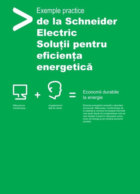 EficienÅ£a energeticÄ - Schneider Electric