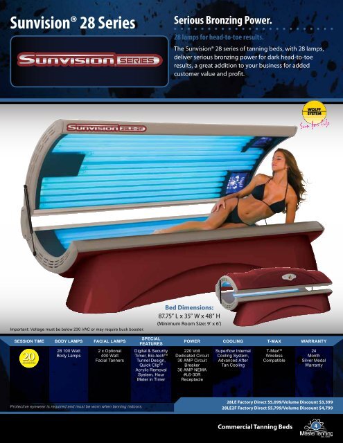 800.552.4446 - Wolff Tanning Beds