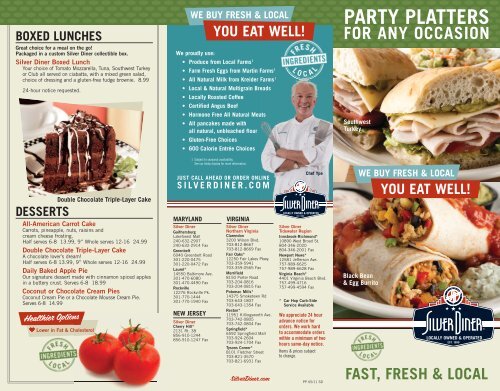 1198 Csd Platter Menu Indd Silver Diner