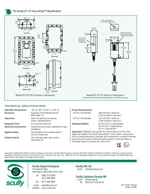 Scully Groundhog Wiring Diagram