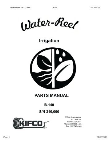 Download Parts Manual - Kifco