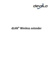 Handbuch devolo dLAN Wireless extender