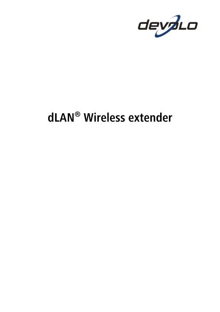 devolo dlan wireless extender konfiguration