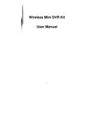 Wireless Mini DVR Kit User Manual - Portal privado BTV