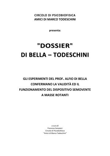 Dossier Di Bella Todeschini