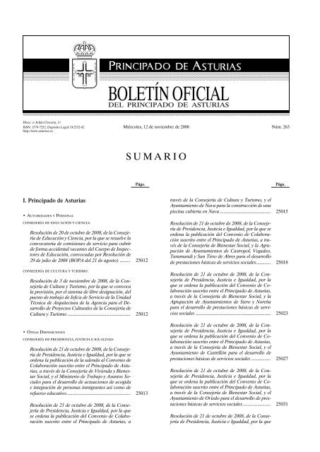 Boletin BOPA - Gobierno del principado de Asturias