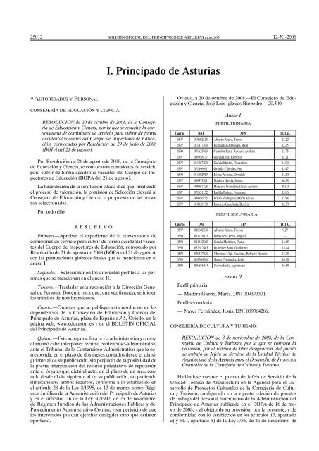 Boletin BOPA - Gobierno del principado de Asturias