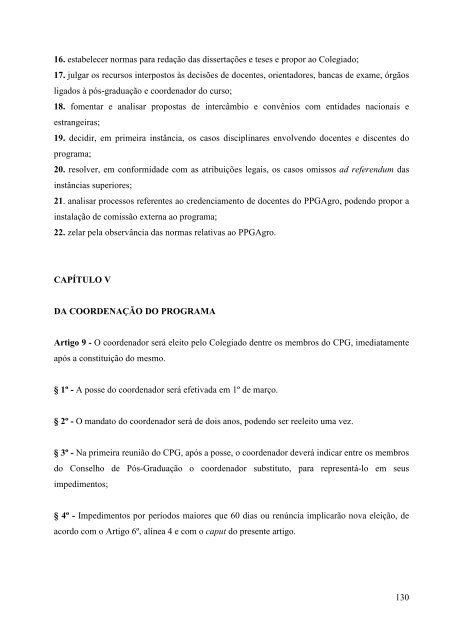 Projeto PolÃ­tico PedagÃ³gico do PPGAgro 2010 - Programa de PÃ³s ...