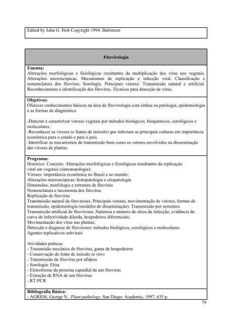 Projeto PolÃ­tico PedagÃ³gico do PPGAgro 2010 - Programa de PÃ³s ...