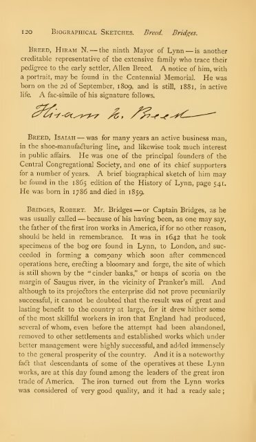 History of Lynn, Essex County, Massachusetts, including Lynnfield ...