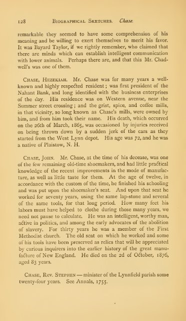 History of Lynn, Essex County, Massachusetts, including Lynnfield ...