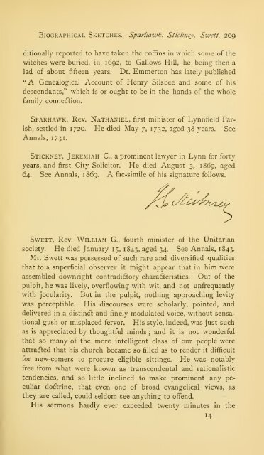 History of Lynn, Essex County, Massachusetts, including Lynnfield ...