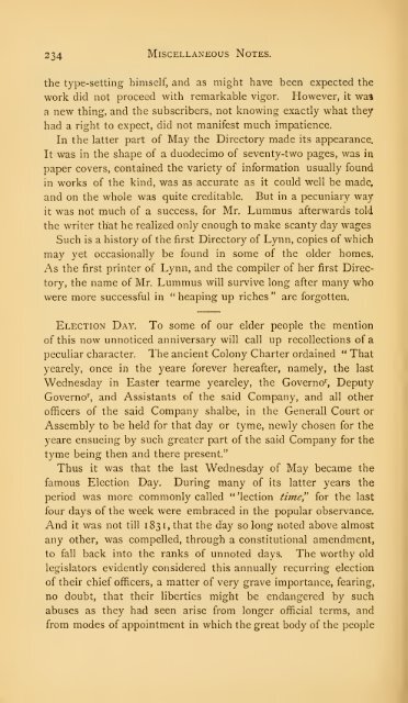 History of Lynn, Essex County, Massachusetts, including Lynnfield ...