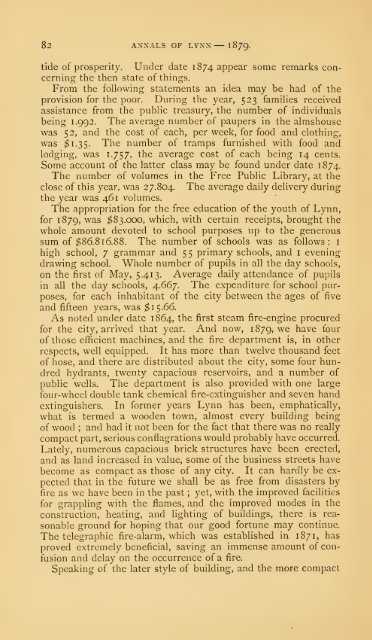 History of Lynn, Essex County, Massachusetts, including Lynnfield ...