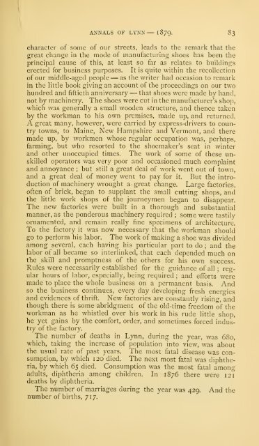 History of Lynn, Essex County, Massachusetts, including Lynnfield ...