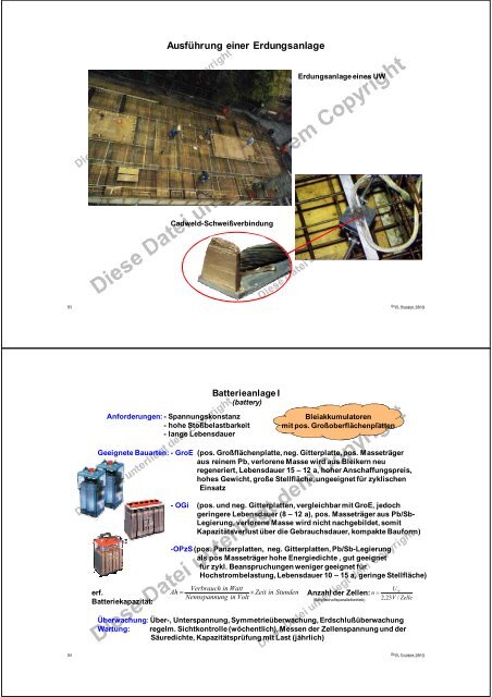 Seminar 07 - Schaltanlagen - HAAG Elektronische Messgeräte GmbH