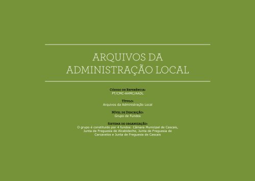 Guia Digital do Arquivo HistÃ³rico - CÃ¢mara Municipal de Cascais