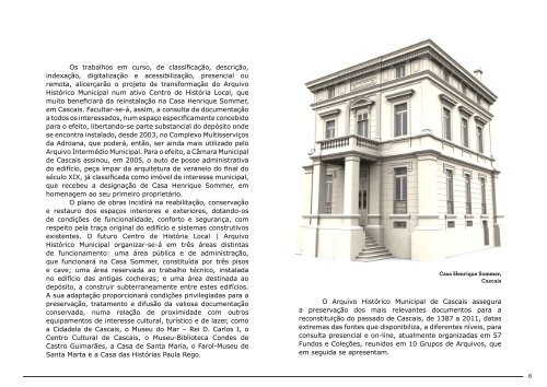 Guia Digital do Arquivo HistÃ³rico - CÃ¢mara Municipal de Cascais