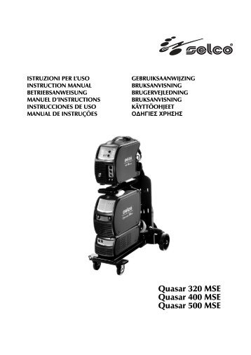 Quasar 320 MSE Quasar 400 MSE Quasar 500 MSE - STS ...