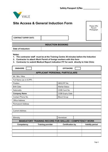 site induction form template 5 free magazines from enigmamutiara site induction form template 5 free magazines from enigmamutiara