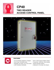 cp40 two reader access control panel