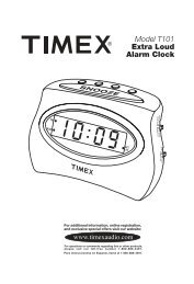 Model T101 Extra Loud Alarm Clock - TIMEX Audio