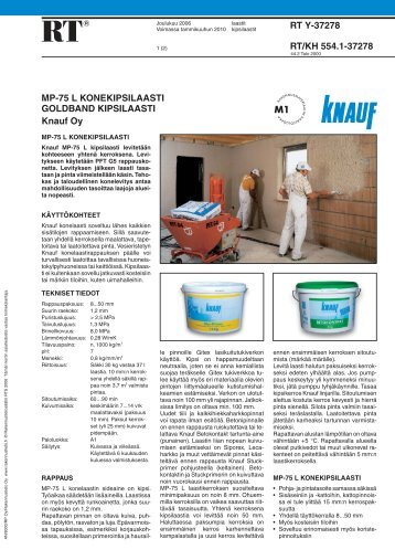 Knauf Mp75l kÃ¤sikipsilaasti.pdf