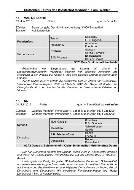 Katalog als pdf. - Zuchtbezirk Niedersachsen-Hannover
