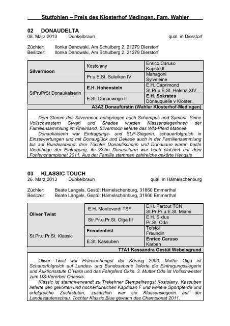 Katalog als pdf. - Zuchtbezirk Niedersachsen-Hannover