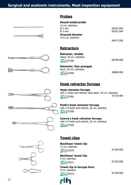 Animal identification Stock Breeding equipment Veterinary instruments