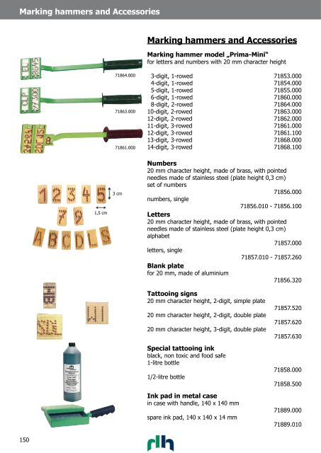 Animal identification Stock Breeding equipment Veterinary instruments