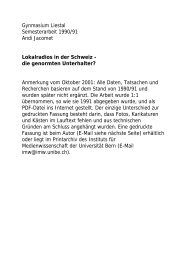 Lokalradios in der Schweiz - die genormten Unterhalter ... - jacomet.ch