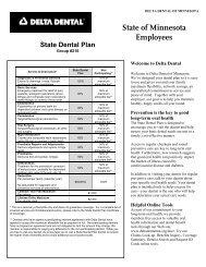 State Dental Plan - Delta Dental Of Minnesota