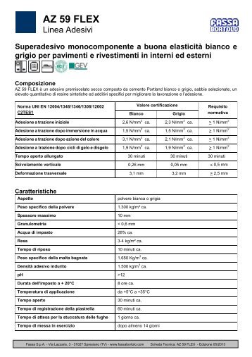 Scheda Tecnica - Fassa Bortolo