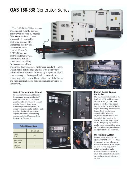 Atlas copco generators