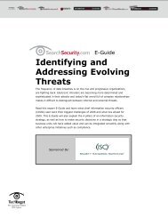 Identifying and Addressing Evolving Threats - Bitpipe