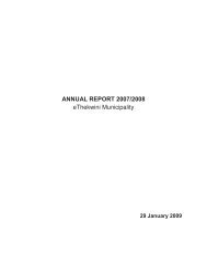KZN000 eThekwini Annual Report 2007-08 - MFMA - National ...